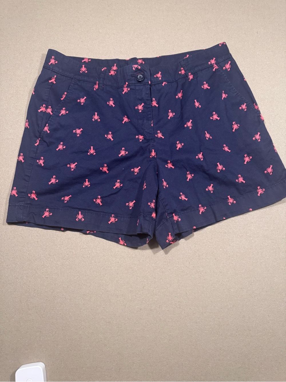 Nautica Women’s Navy Shorts with lobster print 12